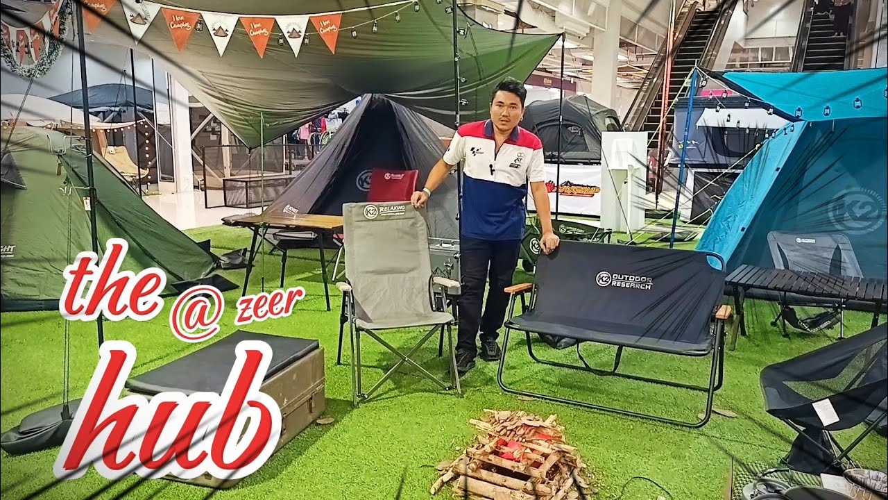 ( Ep.1) the hub รังสิต โซนแคมป์ปิ้ง เปิดใหม่ ของเพียบ