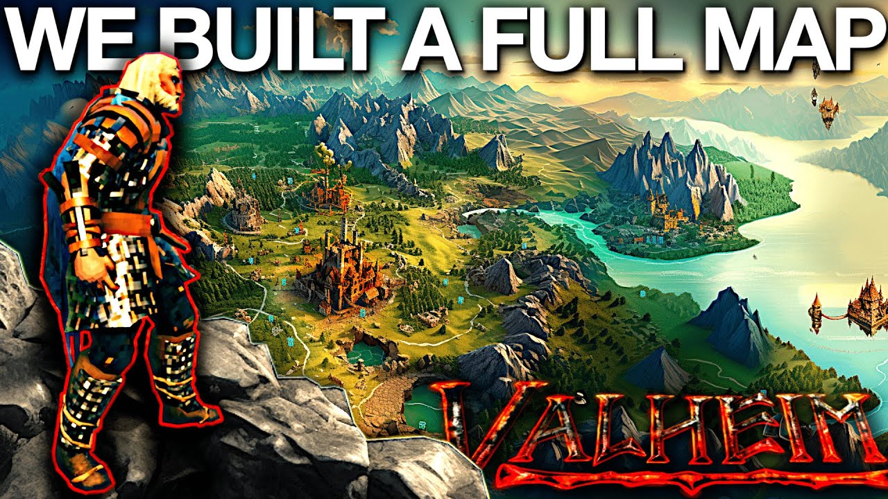 Building a Full Adventure Map in Valheim - Start to Finish