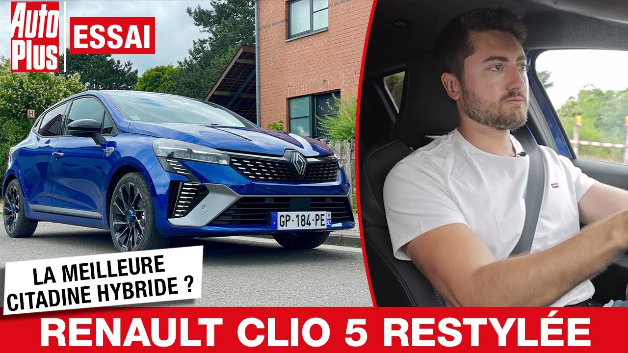 NOUVELLE RENAULT CLIO 5 restyl&eacute;e (2023) : la MEILLEURE CITADINE HYBRIDE fran&ccedil;aise ?
