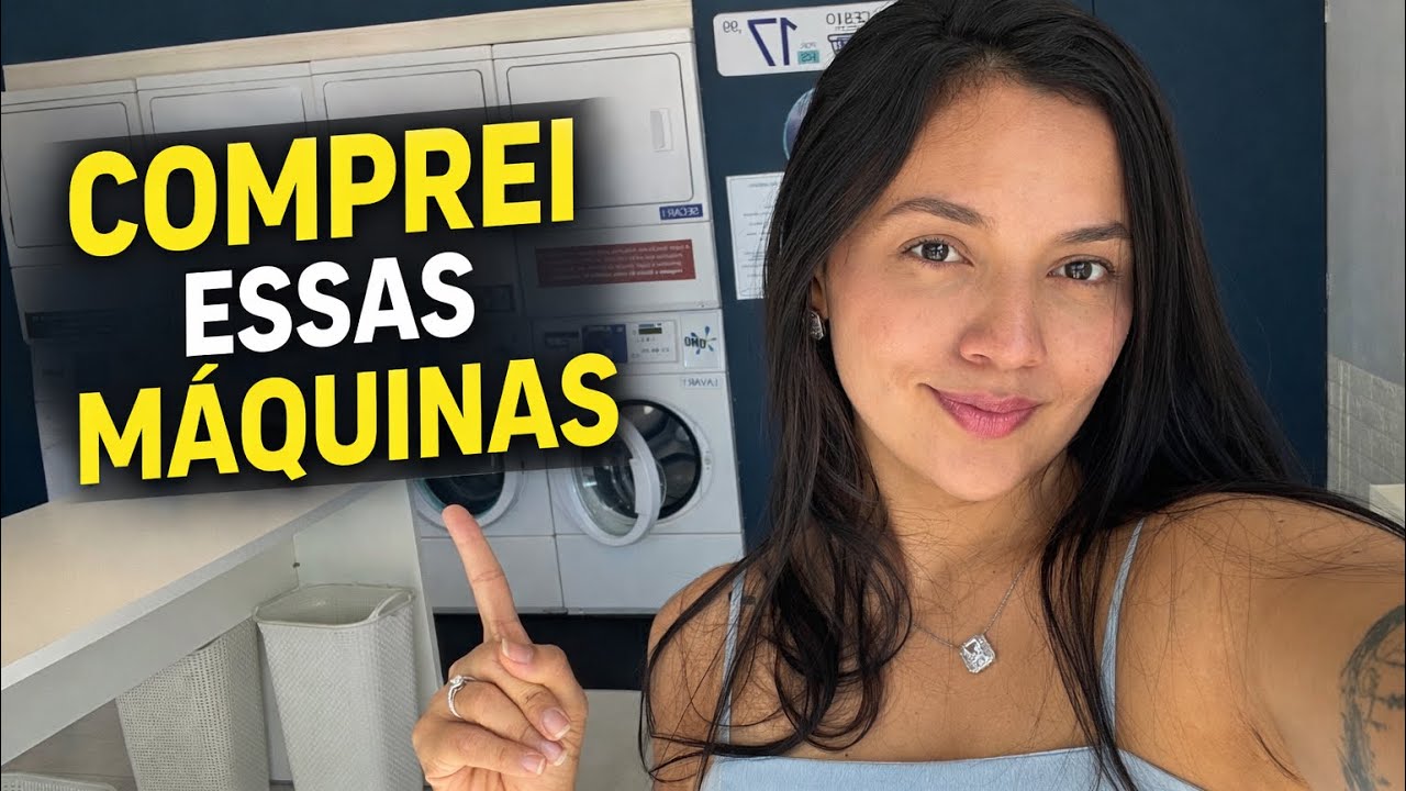 Quais máquinas comprei para minha lavanderia (e como funcionam na prática)