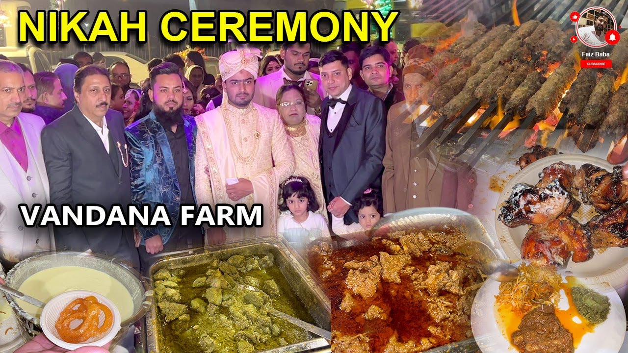 NIKAH CEREMONY AUR MUGHLAI FOODS | VANDANA FARM VASUNDRA GHAZIABAD | MUSLIM WEDDING FOODS | WEDDING