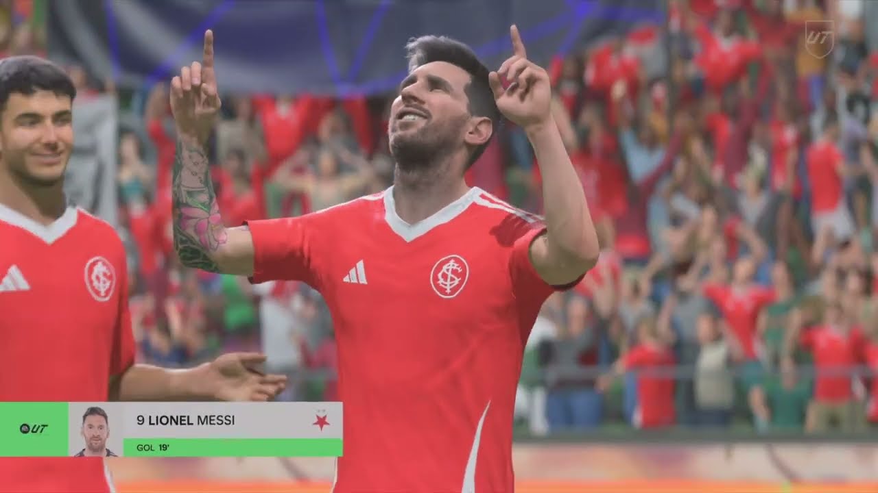 MESSI CARREGANDO O TIME