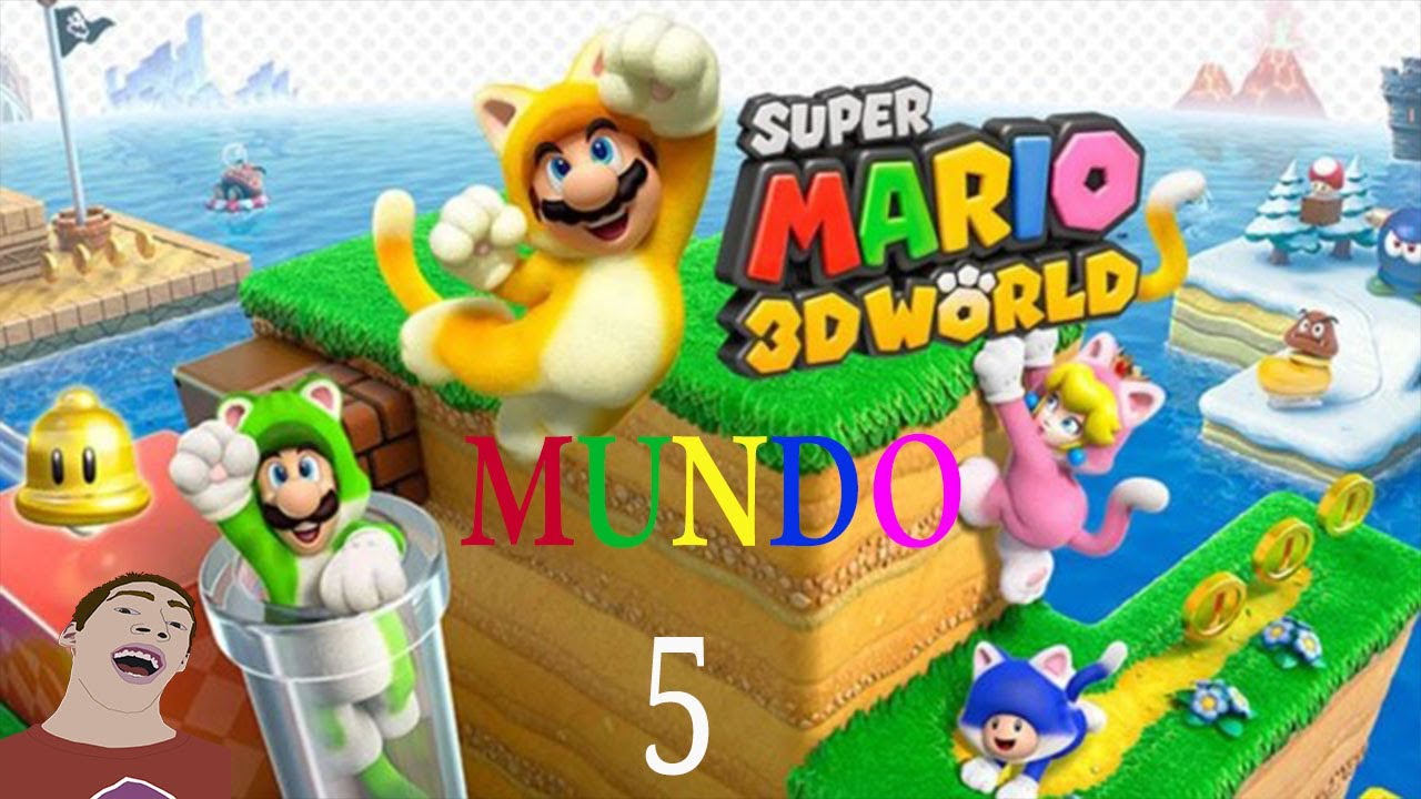 Super mario 3D World - Mundo 5 completo (Gameplay en Español)