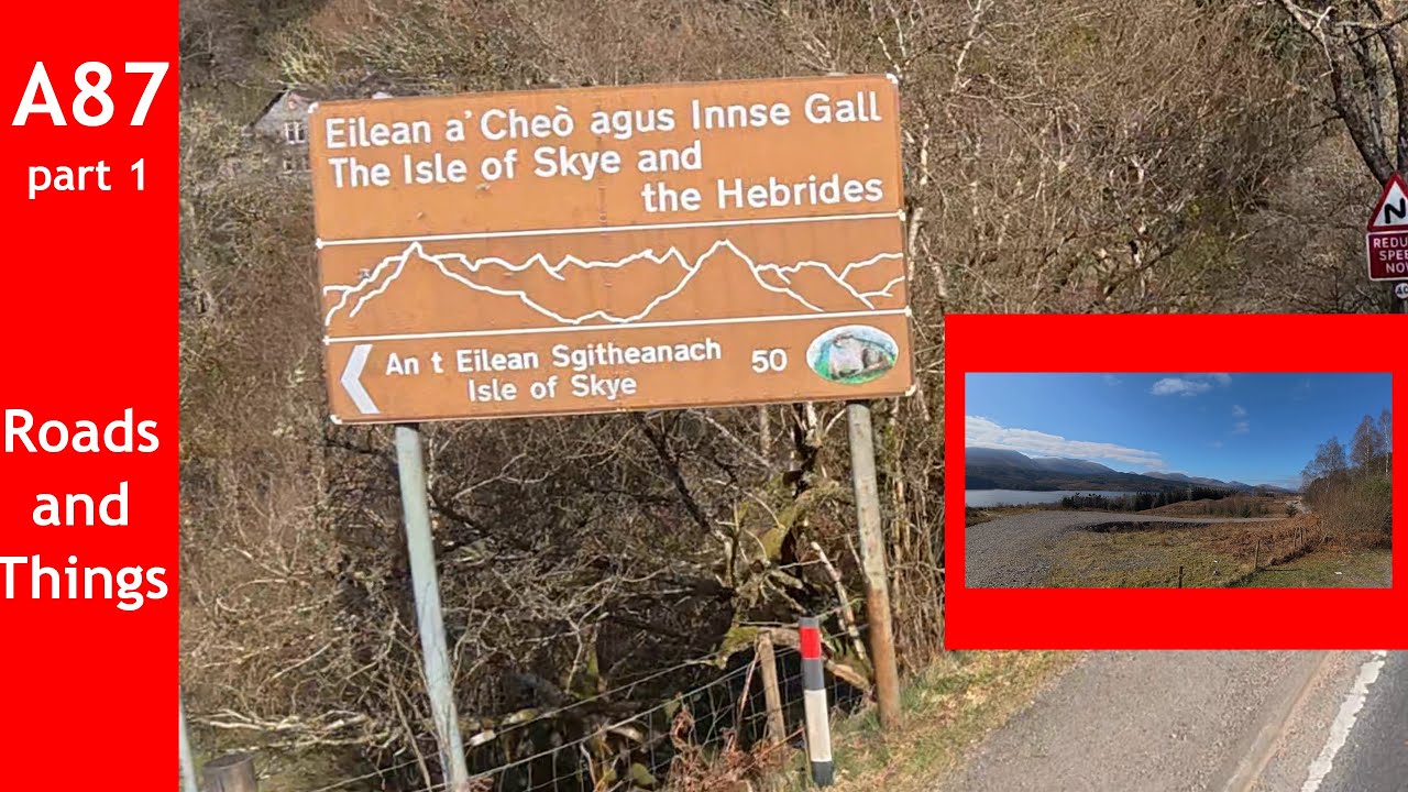 Stunning 4K Drive through Scottish Highlands: A87 from Invergarry to Bun Loyne (Isle of Skye)