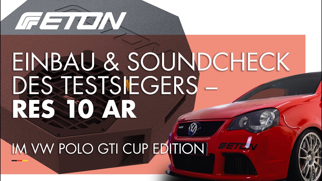 Einbau und Soundcheck unseres brandneuen ETON RES 10 AR – Der Testsieger für dein Auto!