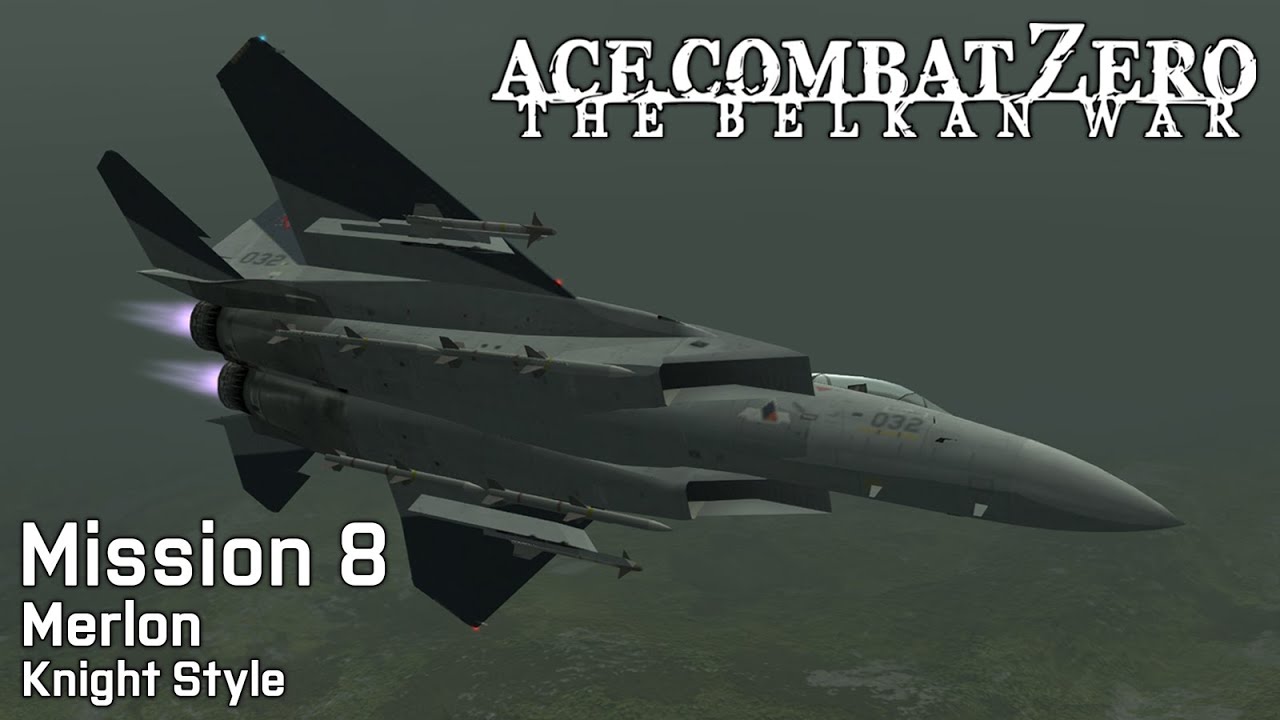 Ace Combat Zero: Миссия 8 - Мерлон (Рыцарский стиль, Команда Тета, Сложность 