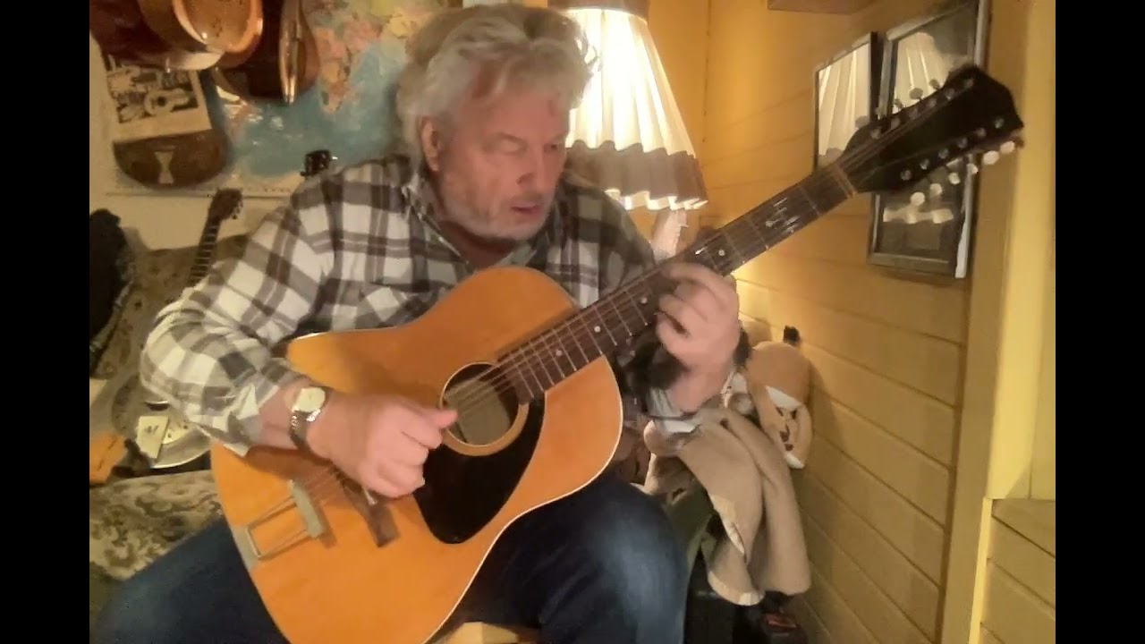 Hopf 12 String Acoustic Guitar - DEMO - Last Steam Engine Train - John Fahey - Bernard G Muller
