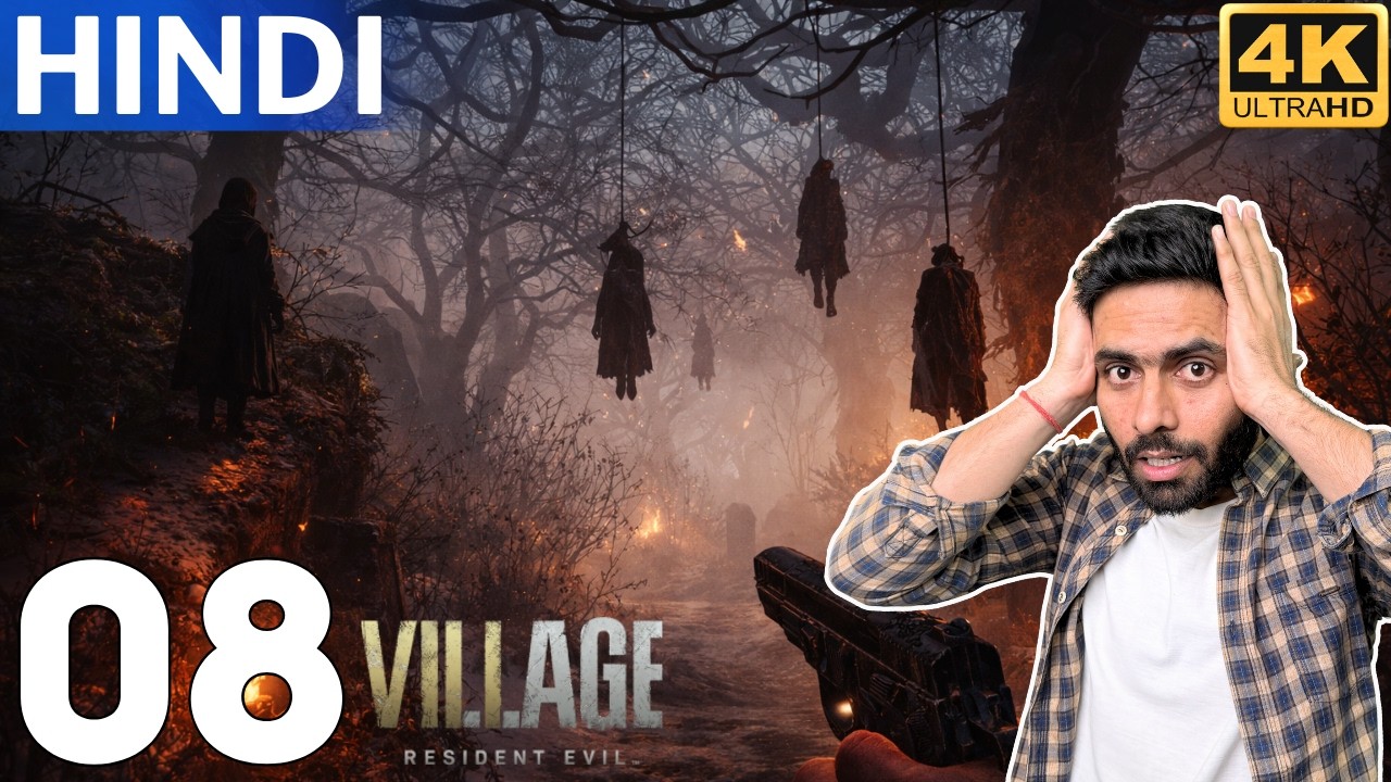 RE8 Village Hindi Gameplay Part 08 - लाल चिमनी वाला घर मिल गया! 😱 THE RED CHIMNEY HOUSE🔥(Full Game)