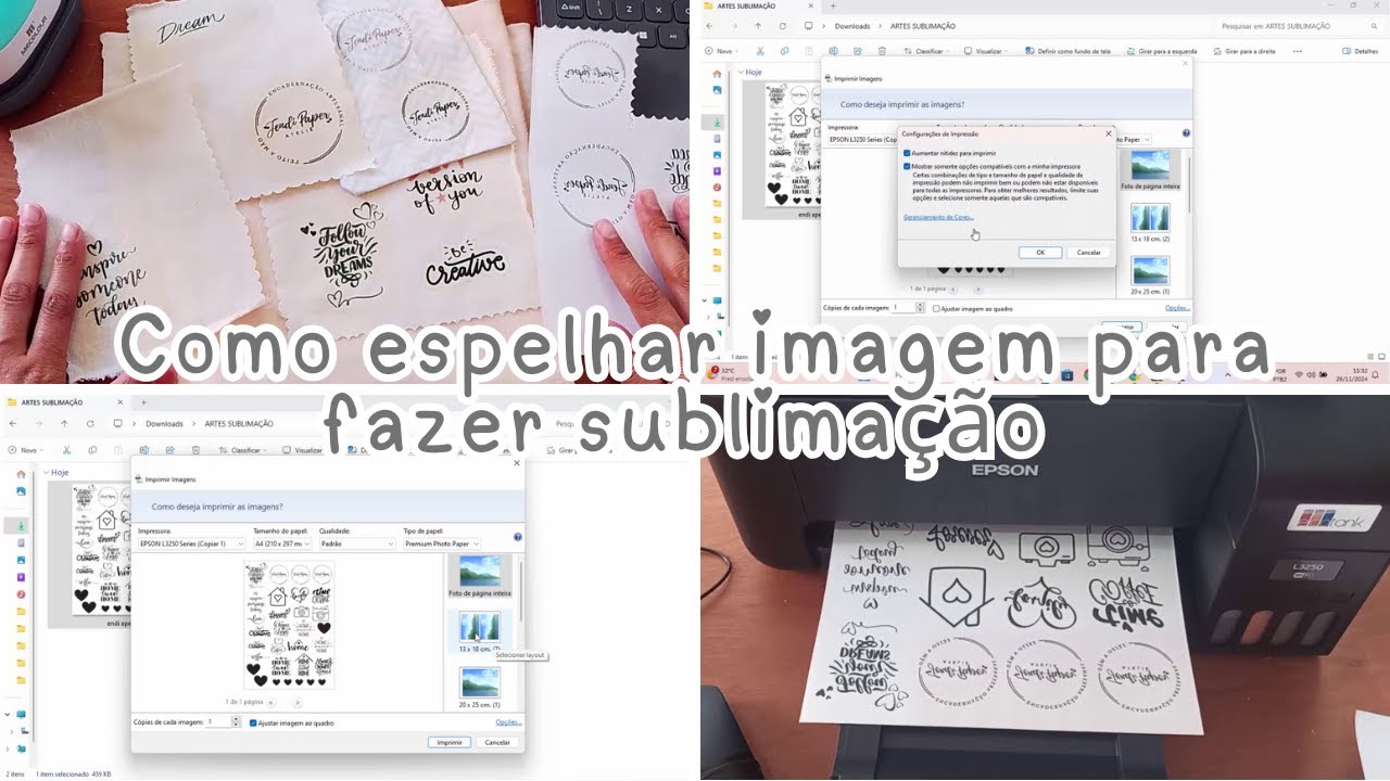 Como espelhar imagem para imprimir ao contrario e fazer sublima&ccedil;&atilde;o