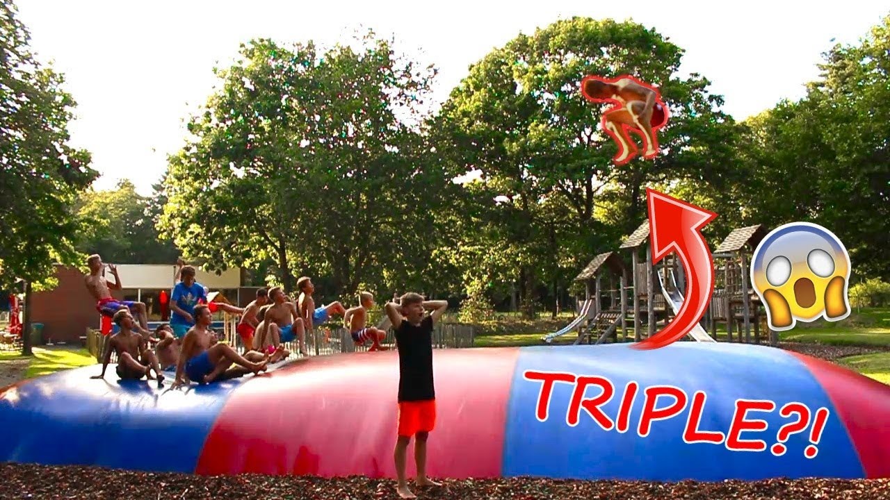 I DID A TRIPLE FLIP ON AN INSANE LAUNCHING BLOB !!!