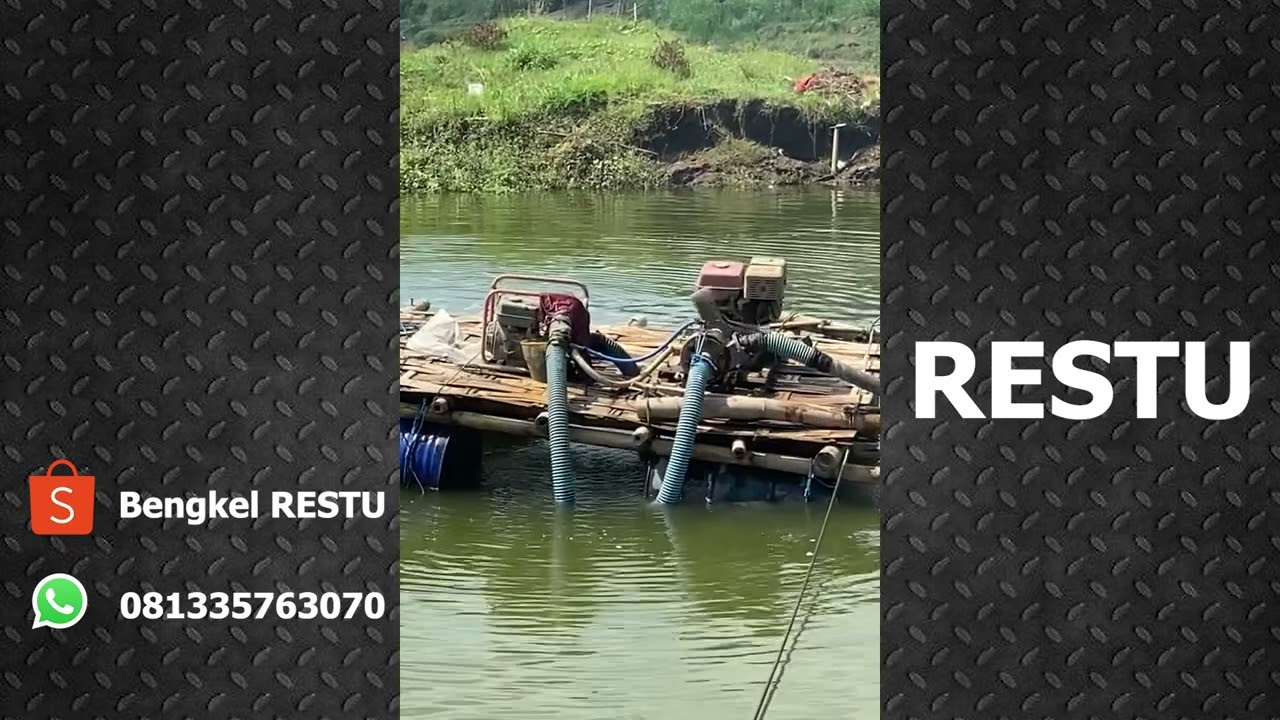 Mesin sedot pasir mini 2,5 inch pakai alkon 081335763070