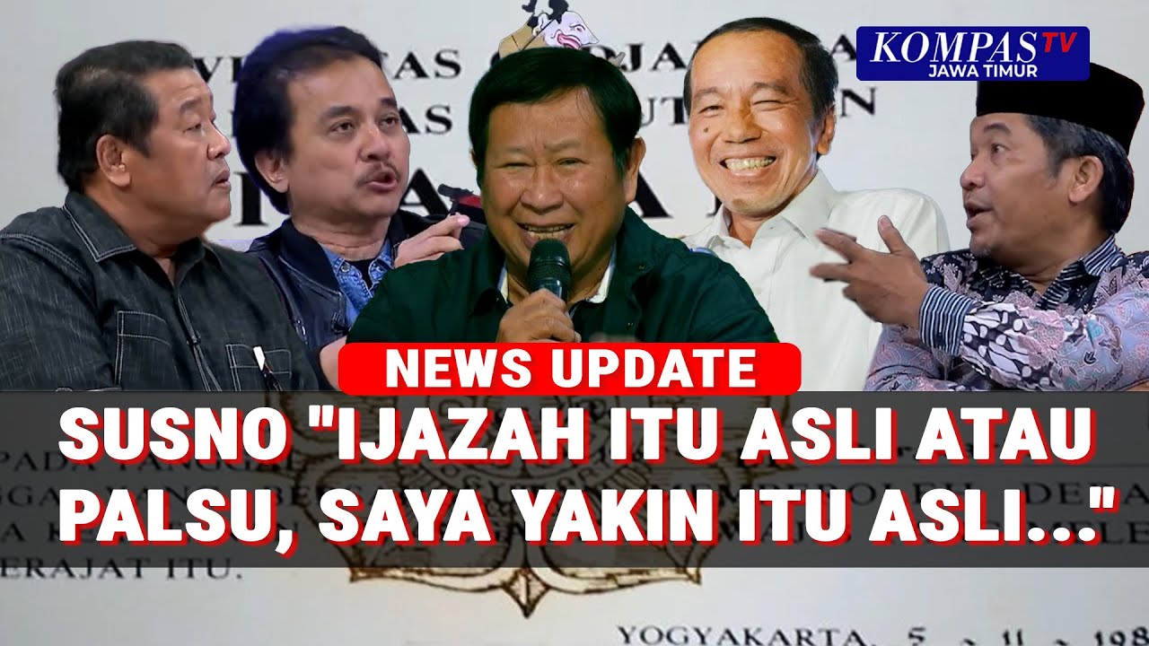 Susno Duadji Ke Jokowi Dan Adu Argumen Roy Suryo Vs PSI Peradi Soal Isu Ijazah