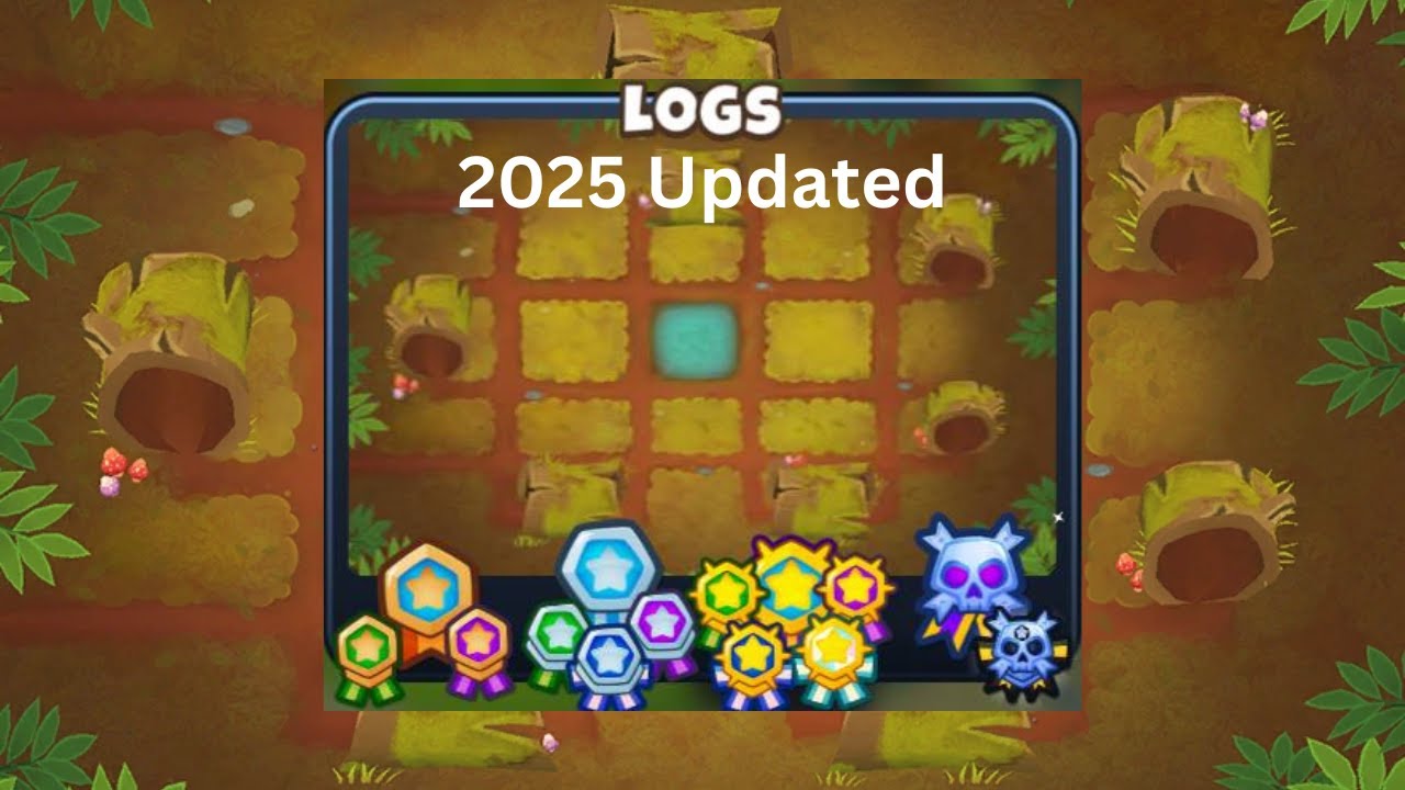 Logs [Medium Standard] Guide | No Monkey Knowledge | BTD 6 (2025 Updated) 4K
