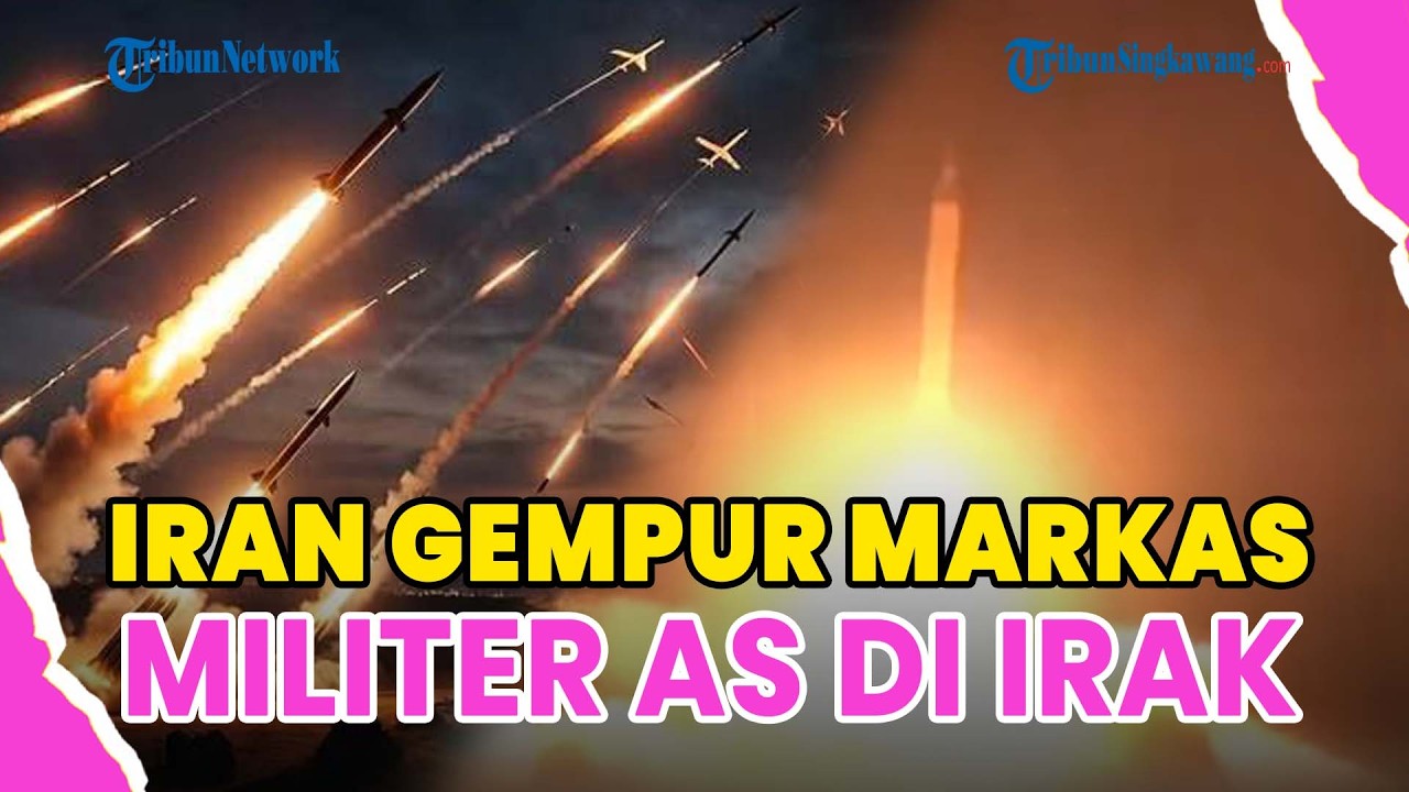 ®️🔴 PANGKALAN TERBESAR AS DIHANTAM IRAN LAGI❗PUSAT MARKAS UDARA WASHINGTON DI IRAK DIHANTAM RUDAL