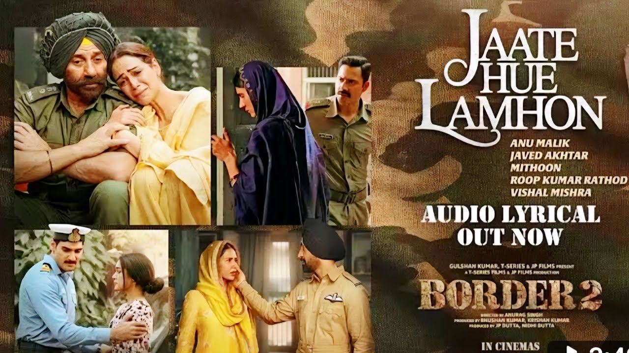 #emotional Jaate hue lamho #border2 #vishalmishra #mithoon  #diljitdosanjh #varundhawan #ahanshetty 