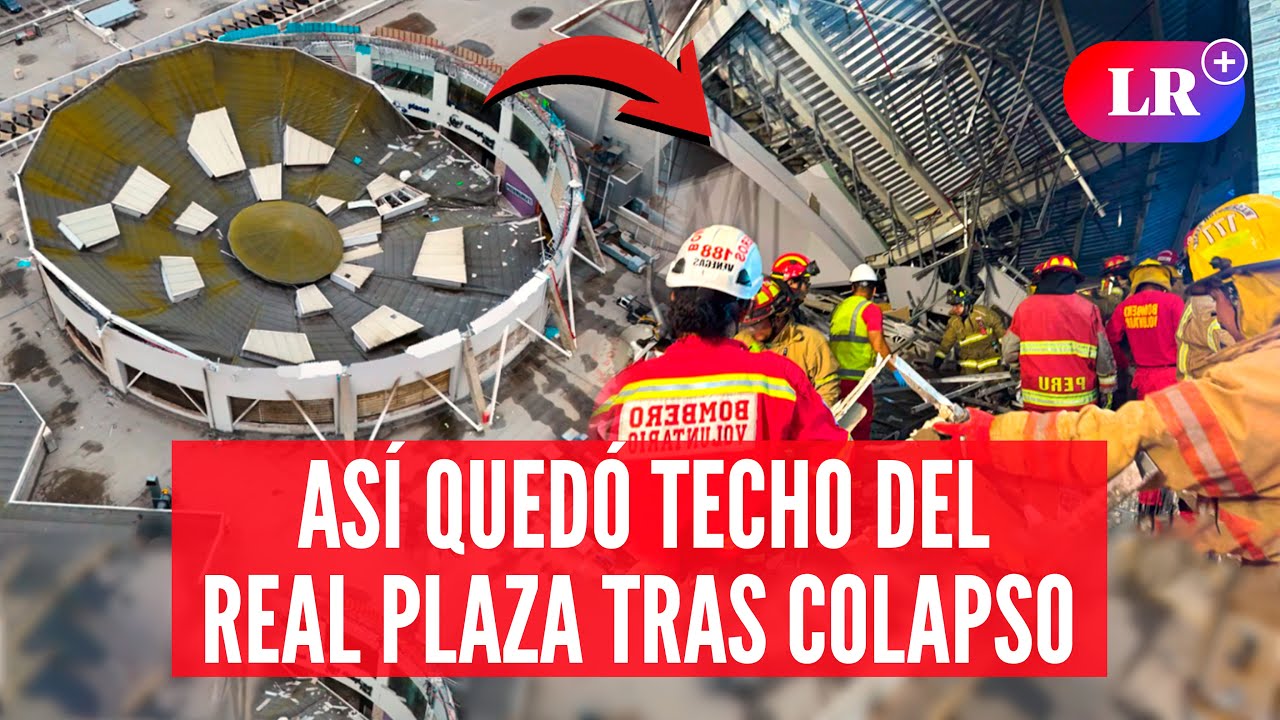 🔴 TRAGEDIA en REAL PLAZA Trujillo: TECHO habría COLAPSADO por SOBRECARGA de AGUA | #LR