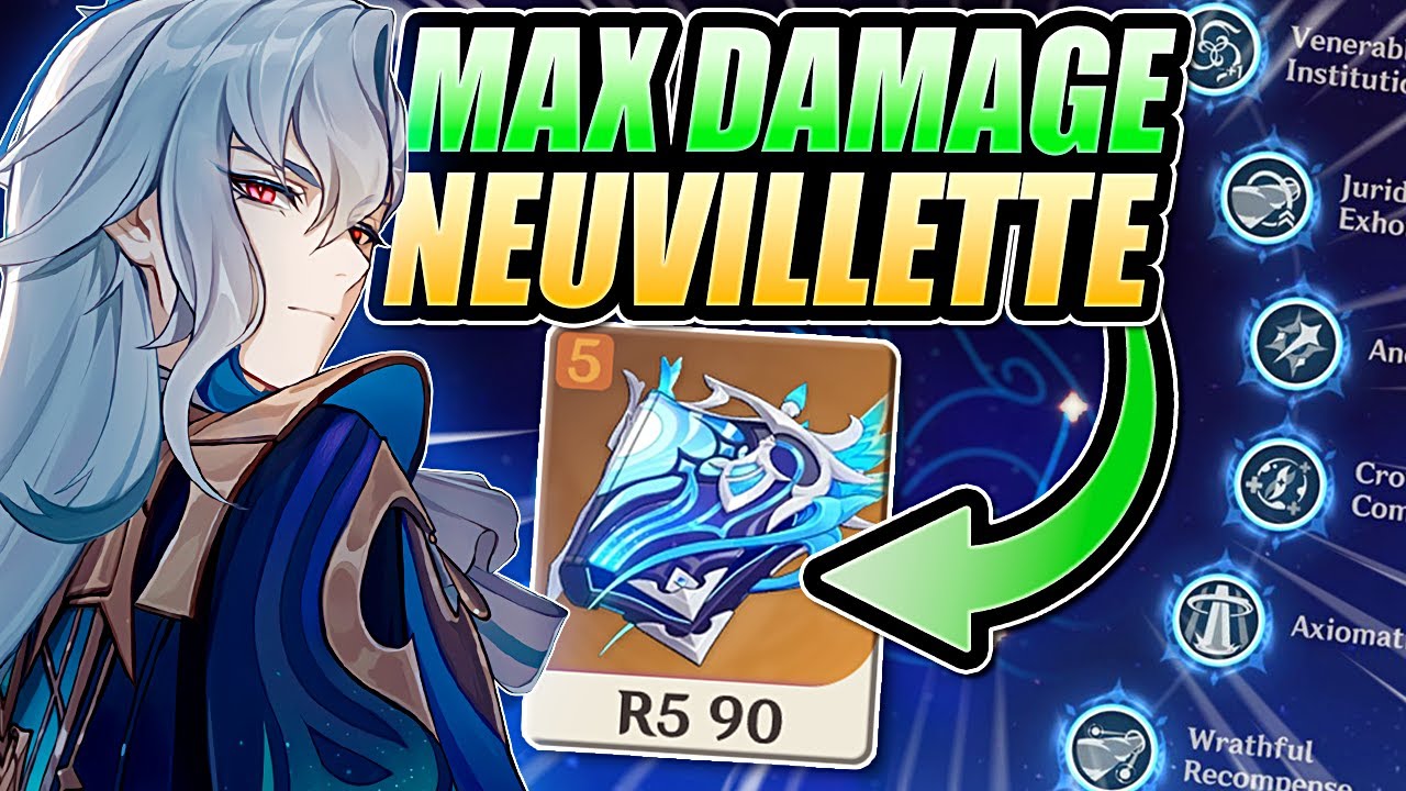 MAXED C6R5 Neuvillette is ABSOLUTELY BROKEN in Genshin Impact