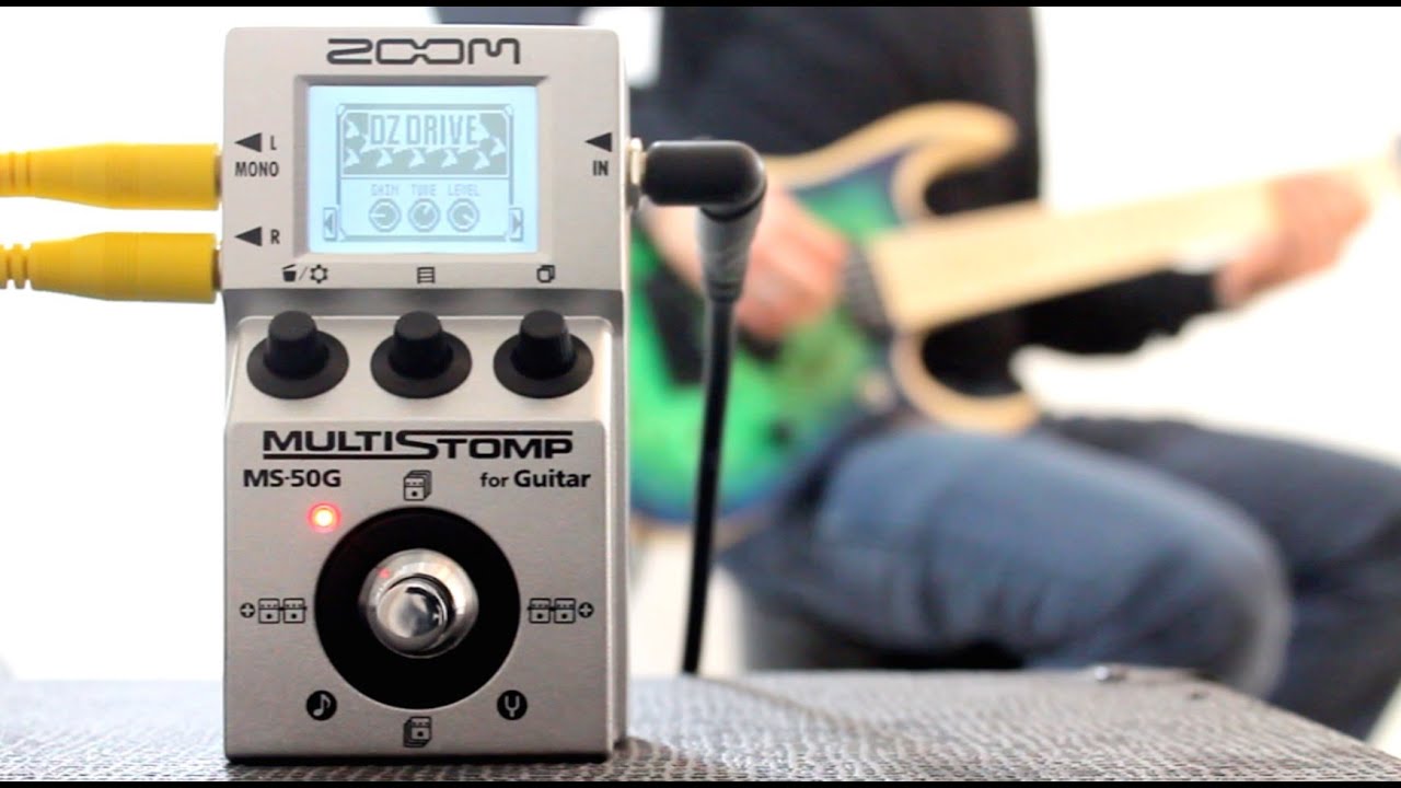 Zoom MS50G Multistomp - Full Mix Demo & Playthrough (Standalone / Amp Models)