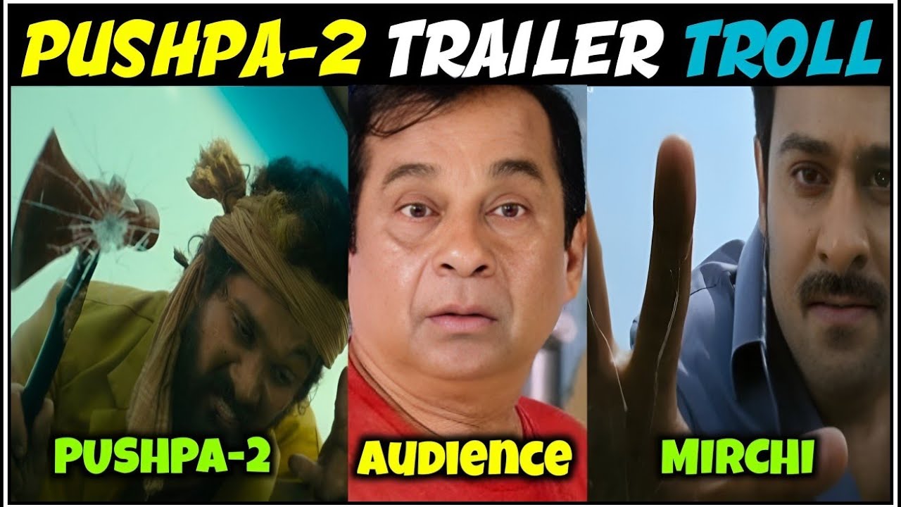 Pushpa 2 The Rule Trailer Troll | Pushpa 2 Trailer | Allu Arjun | Rashmika Mandana | Telugu Trolls