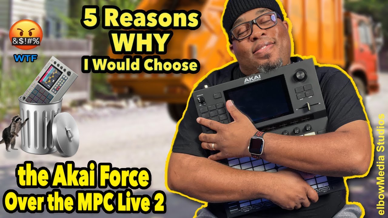 🛑 5 Reasons Why I would Choose the Akai Force Over the MPC Live 2 🤔