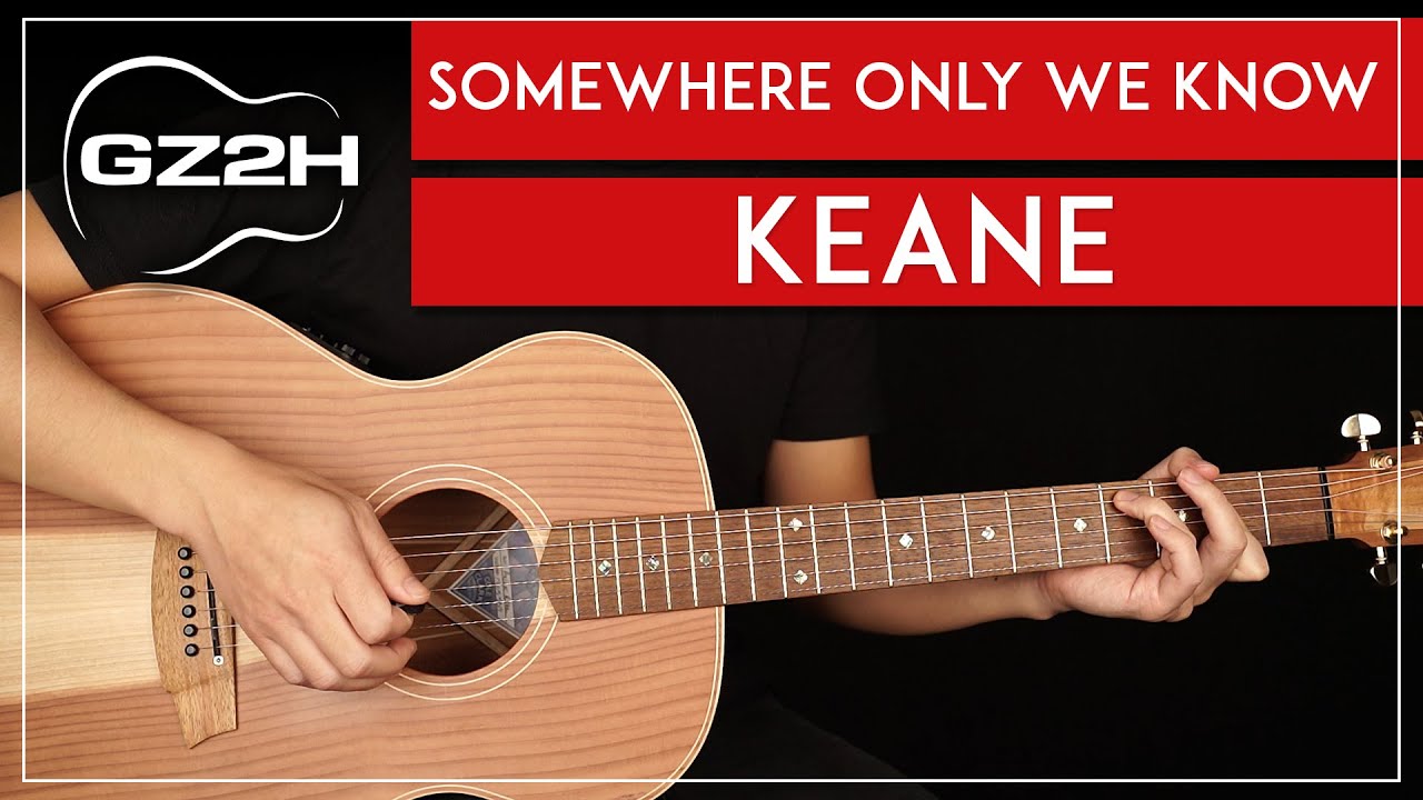 Somewhere Only We Know Guitar Tutorial Keane Guitar Lesson |Acoustic Chords|