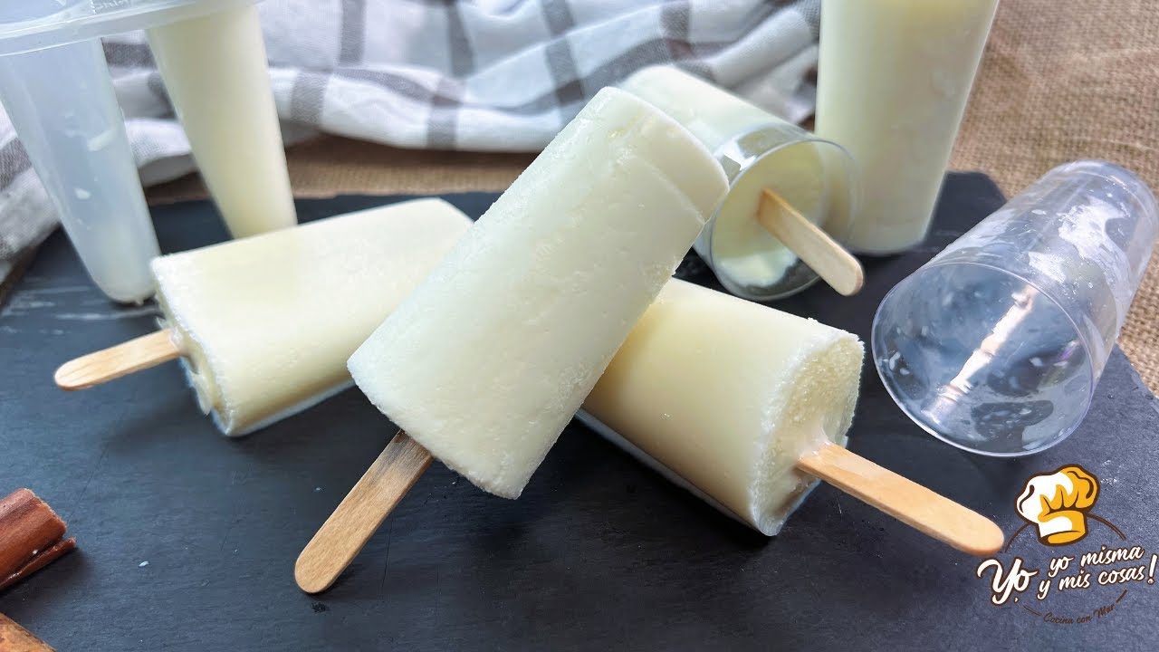 La mejor RECETA de HELADO para este Verano ⭐ Paleta o Polo helado de leche