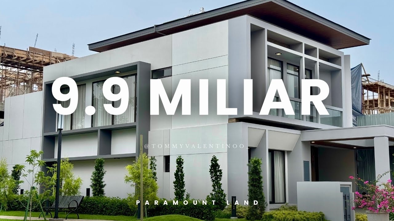 GRAND MENTENG paramount land 12x25 rumah mewah gading serpong master bedroom super luas !