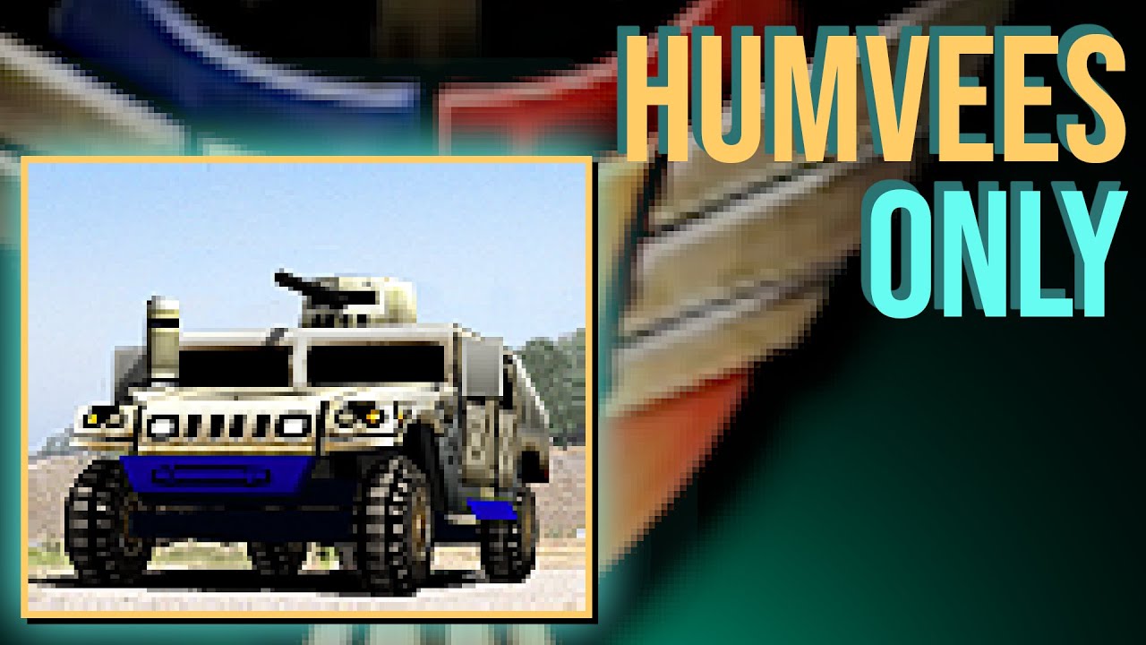 Сможет ли только Хаммер победить брутальный ИИ? — C&C Generals: Single Unit Challenge