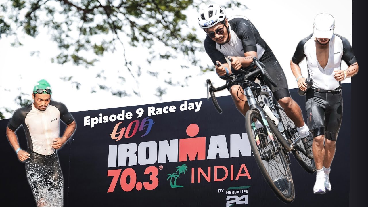 IceMan to Ironman | Episode 9: Race Day Highlights 🏁🔥 I Finished Ironman 70.3 Goa in 6:44:35!