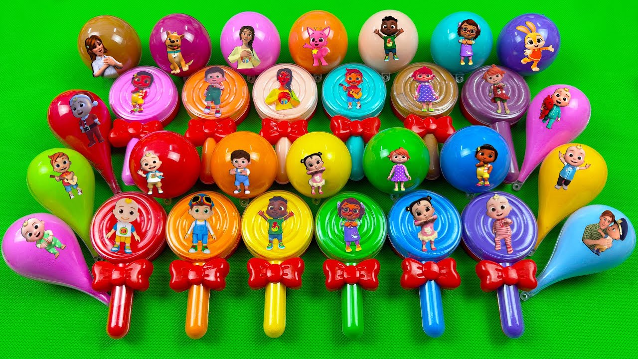 Cocomelon Slime ASMR! Pinkfong with JJ, TomTom, YoYo, Cody & Friends More Fun 💖🌈🍉