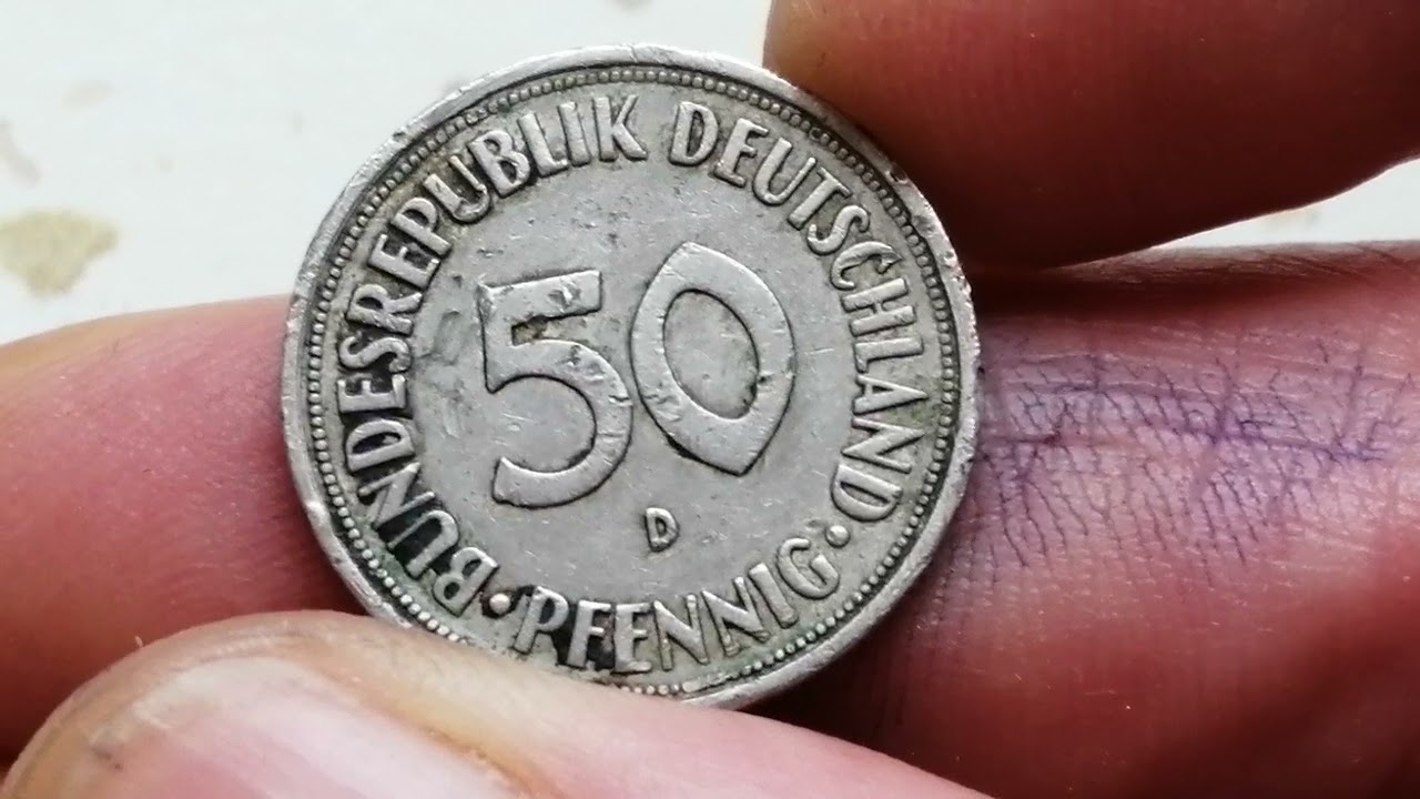 15500 $ 50 PFENNIG 1968 SUPER RARE GERMANY - Bundesrepublik DEUTSCHLAND 1971,1973 .. .. . , .. . ..