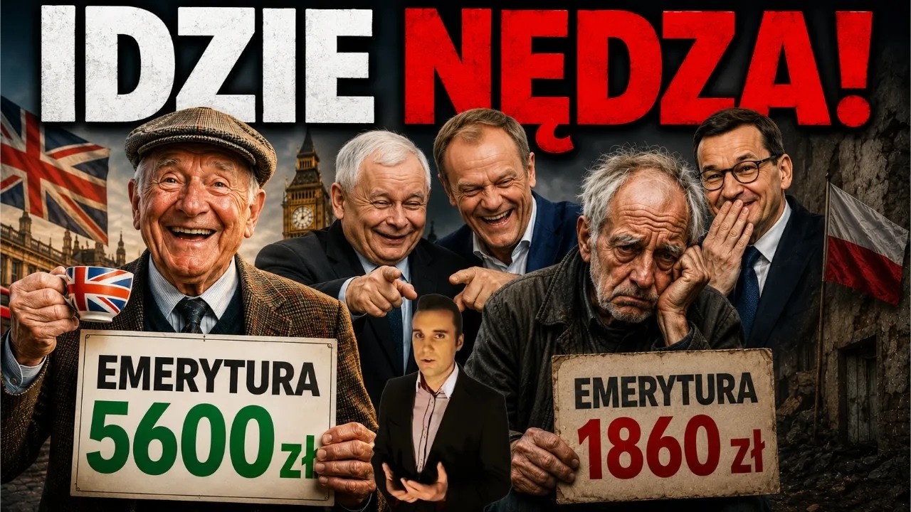 Emerytury w UK dalej są 300% wyższe od polskich emerytur