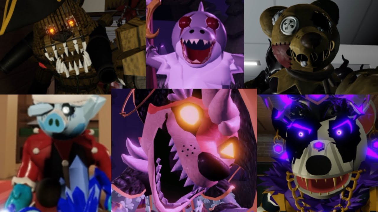 Piggy Branched Realities roleplay: all jumpscares.