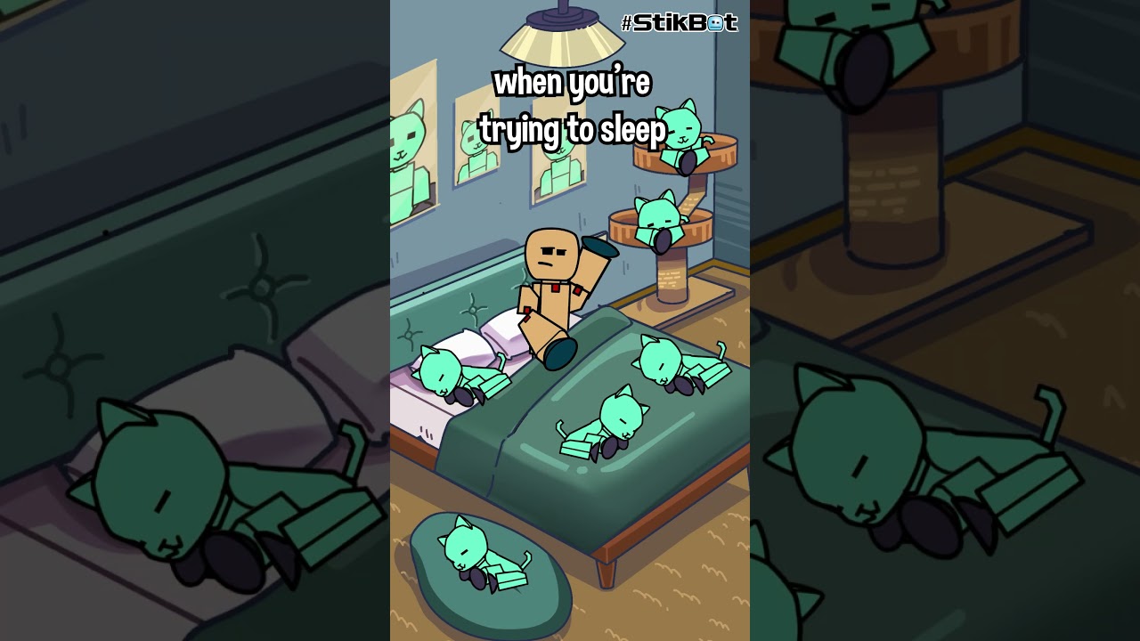 When You&rsquo;re Trying to Sleep&hellip; 😴💤 | StikBot Funny Animation