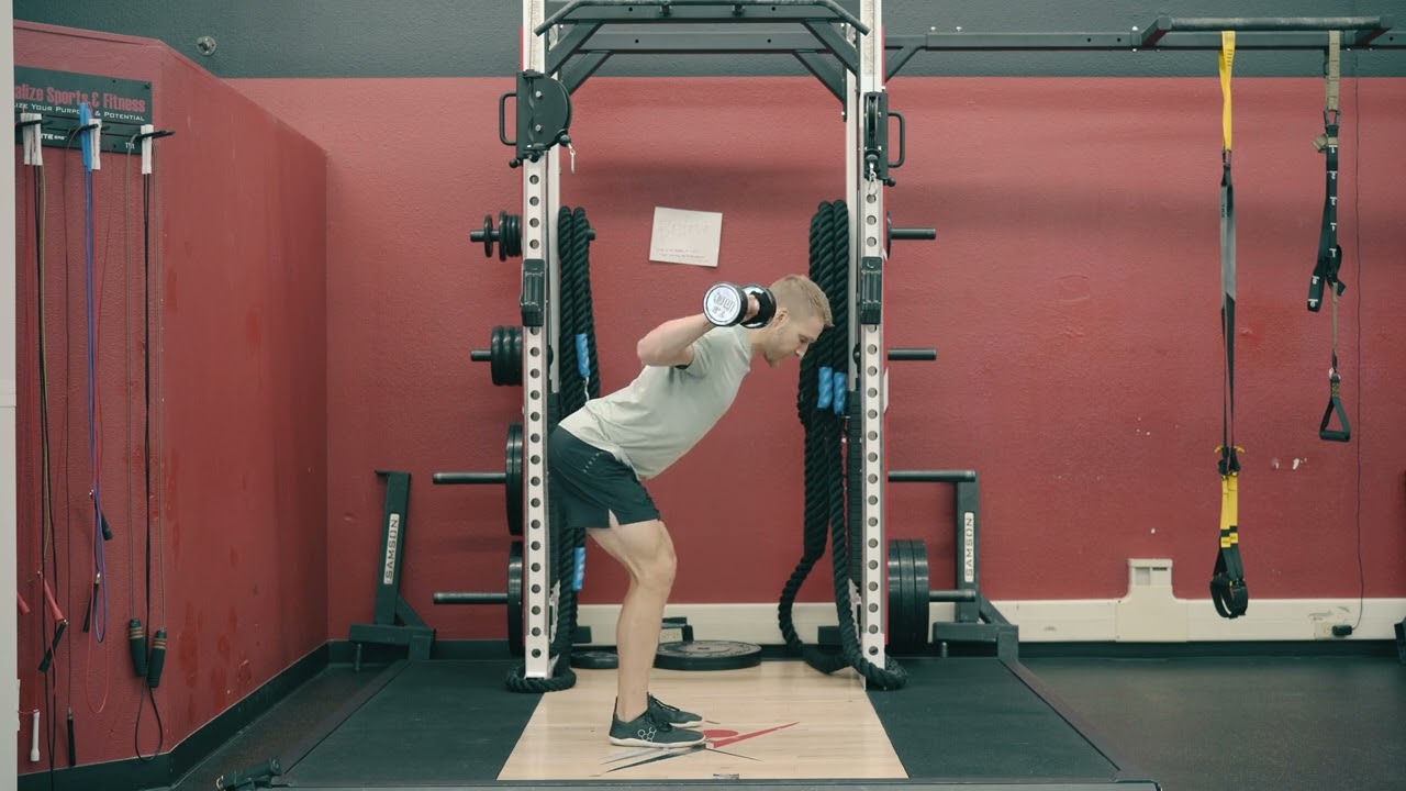 DB Bent Over W Raise