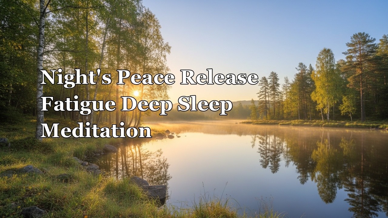 Night's Peace: Release Fatigue | Deep Sleep Meditation