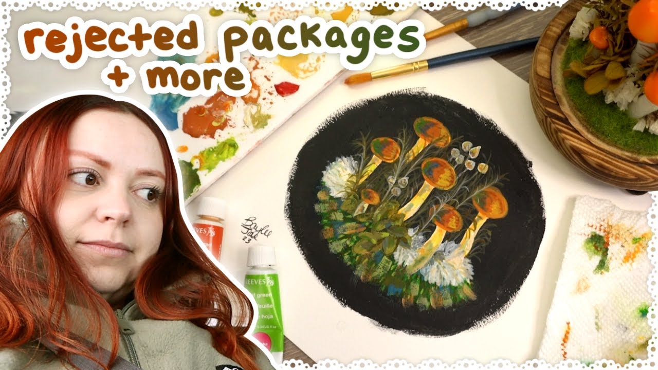 In Trouble with Canada Post (Again)  +  Gouache Painting