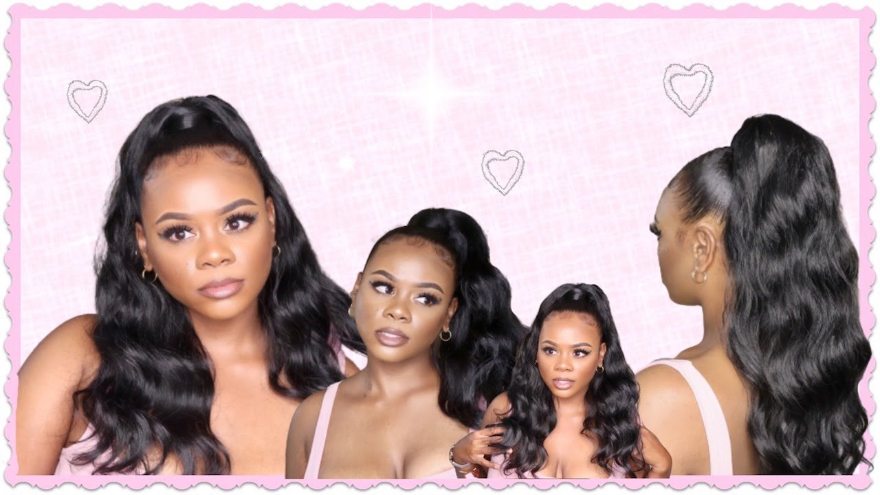 super easy sleek high ponytail (NO HEAT)| FrancineHughley