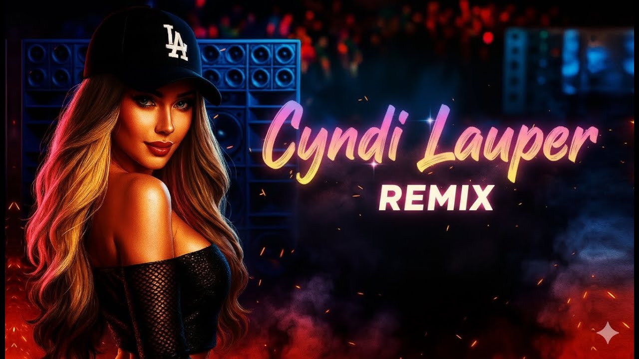 Cyndi Lauper fT. Dj Cleber Mix - All Through The Night  ( Dj Cleber Mix Remix Euro Disco REMIX )