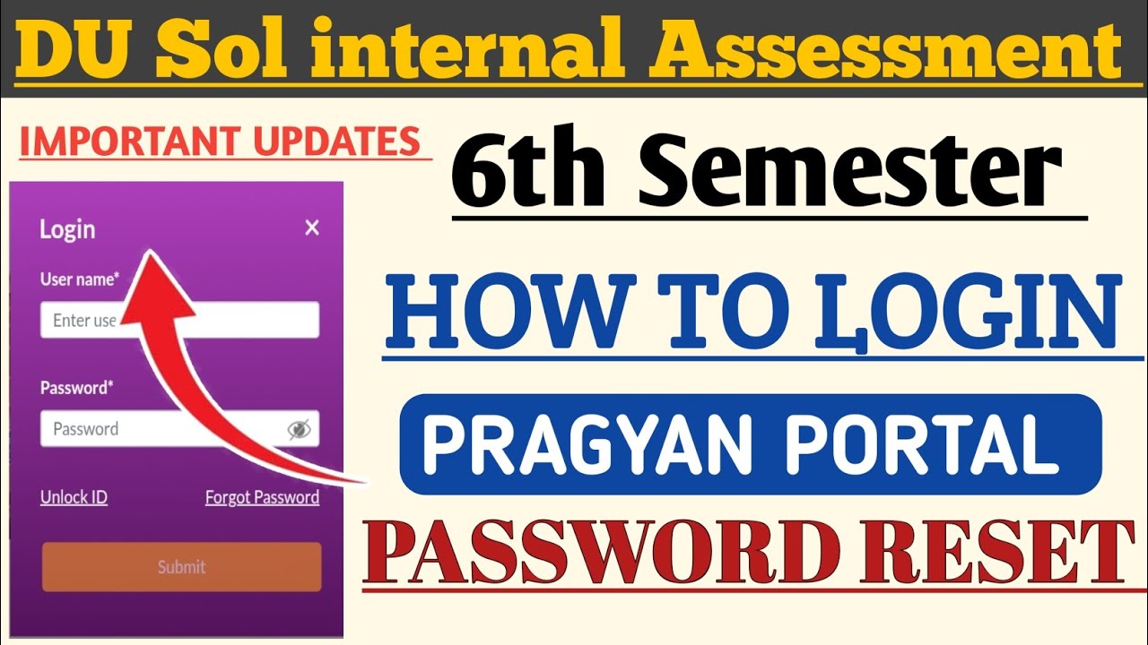 Du sol 6th semester Internal Assessment Schedule & Guidelines Release 2025 l 6th Semester IA 2025