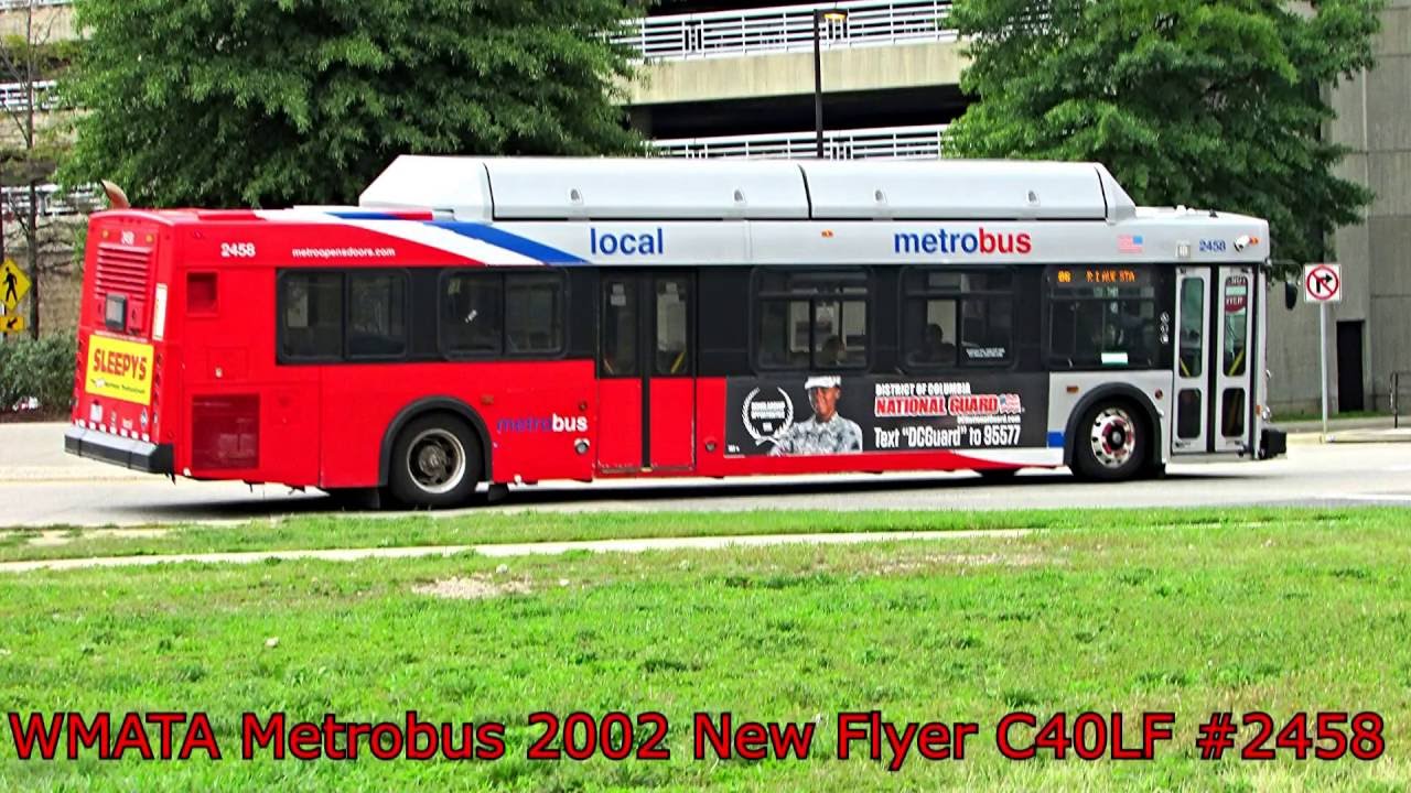 WMATA Metrobus 2002 New Flyer C40LF #2458
