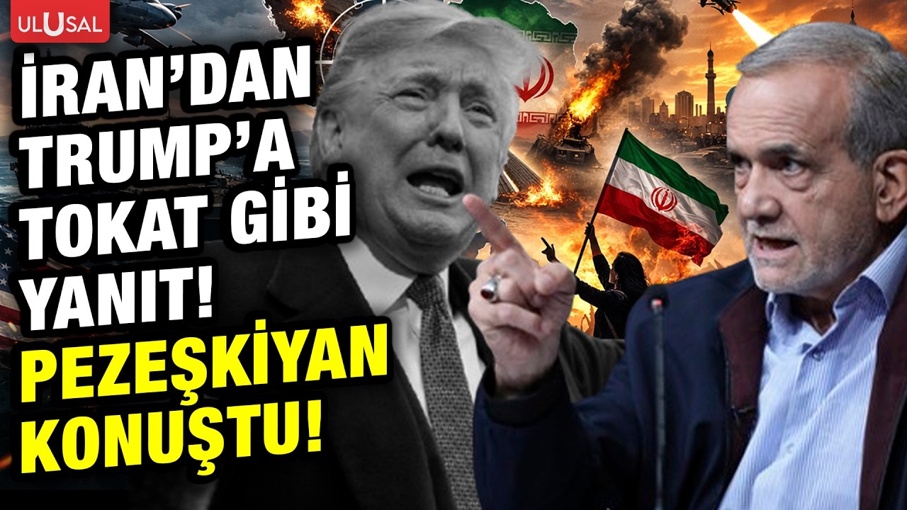 İran Cumhurbaşkanı Mesud Pezeşkiyan'dan Trump'ın s&ouml;zlerine tokat gibi yanıt!