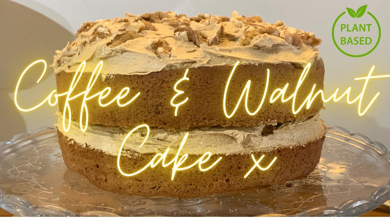 TESTED, VEGAN COFFEE & WALNUT CAKE, WEDNESDAY BAKE WITH ME, PLANT-BASED