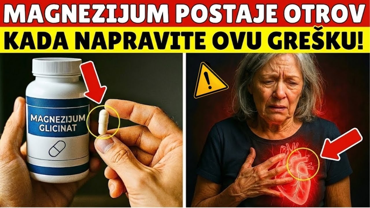 PRESTANITE Sa Magnezijumom ODMAH Ako Pravite OVU Grešku Nakon 60! | Zdrav Život