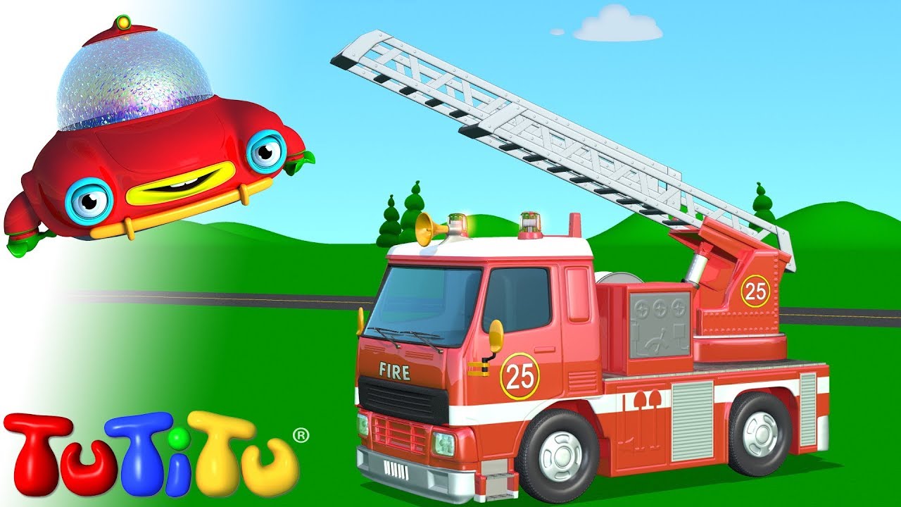 🎁TuTiTu Builds a Fire Truck - 🤩Fun Toddler Learning with Easy Toy Building Activities🍿