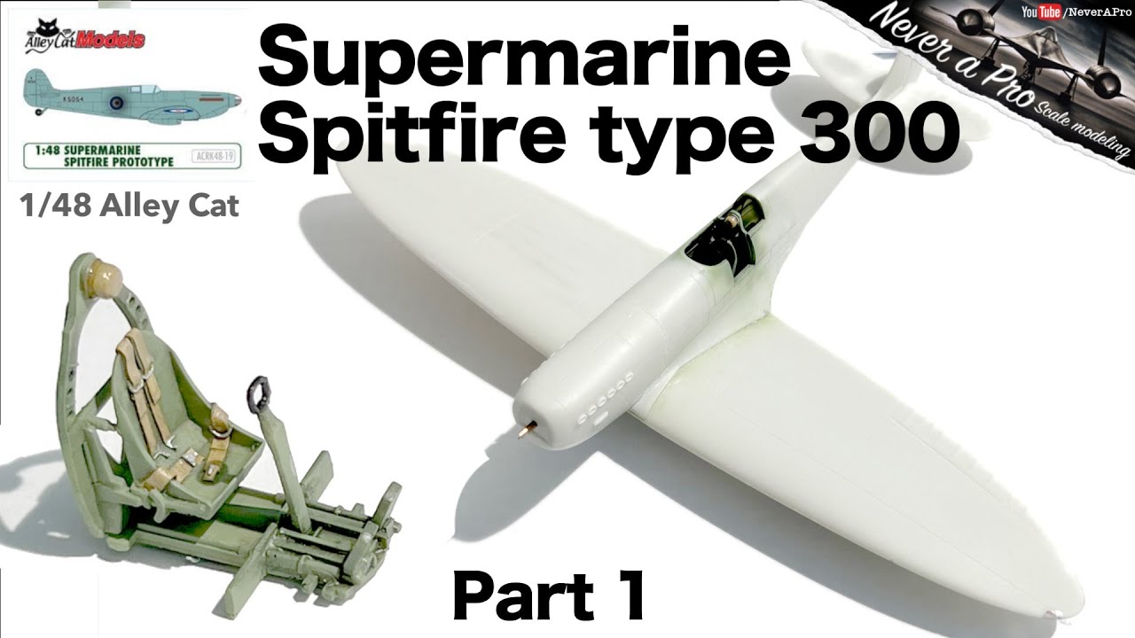 Supermarine Spitfire prototype - 1/48 Alley Cat Models - Full scale model kit build