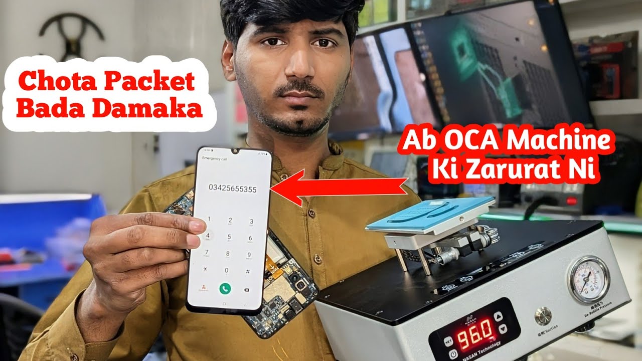 Wow Mini Oca Machine Nasan B2+Pro Separator+Debubbler Amazing For Broken LCD Glass Repair Review 