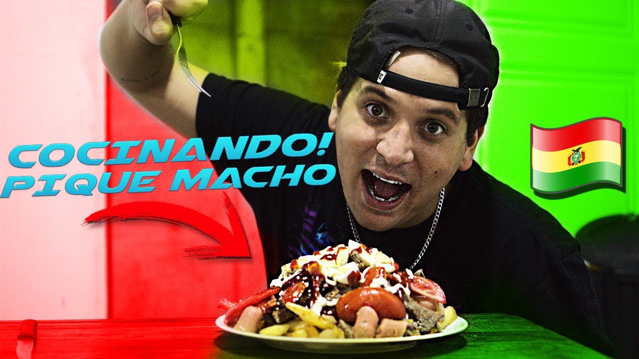 COCINANDO PIQUE MACHO POR PRIMERA VEZ EN MI VIDA 😱 COMIDA BOLIVIANA 🇧🇴