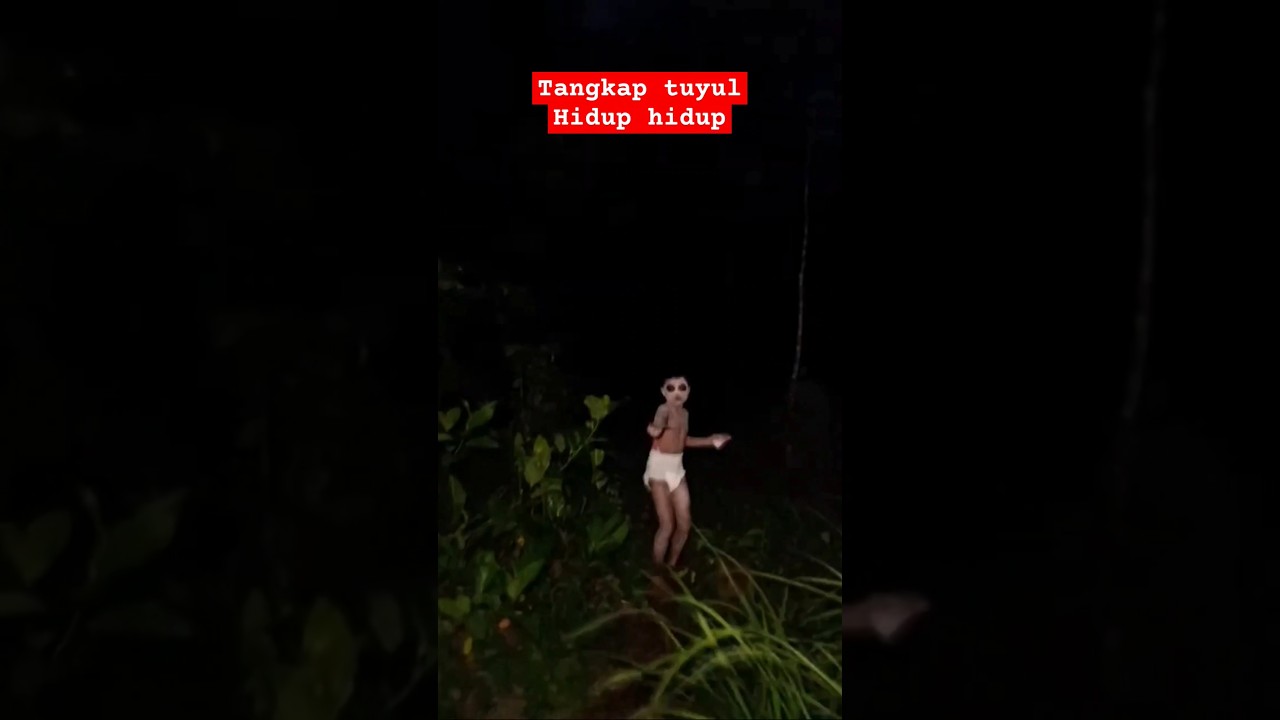 Penangkapan tuyul hidup2 oleh kang bontot #tuyul #viralvideo #trnding