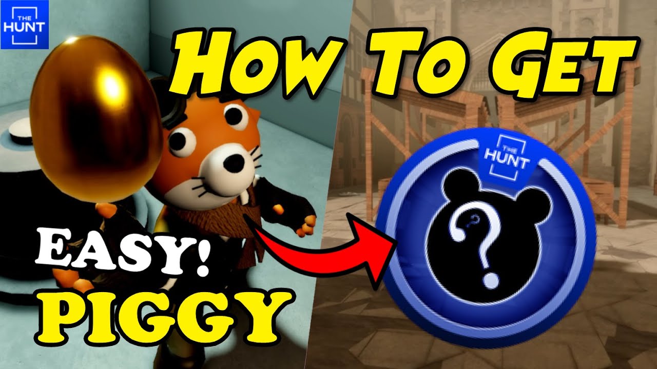 [EVENT] EASY! How To Get The HUNT Badge in PIGGY (Roblox)